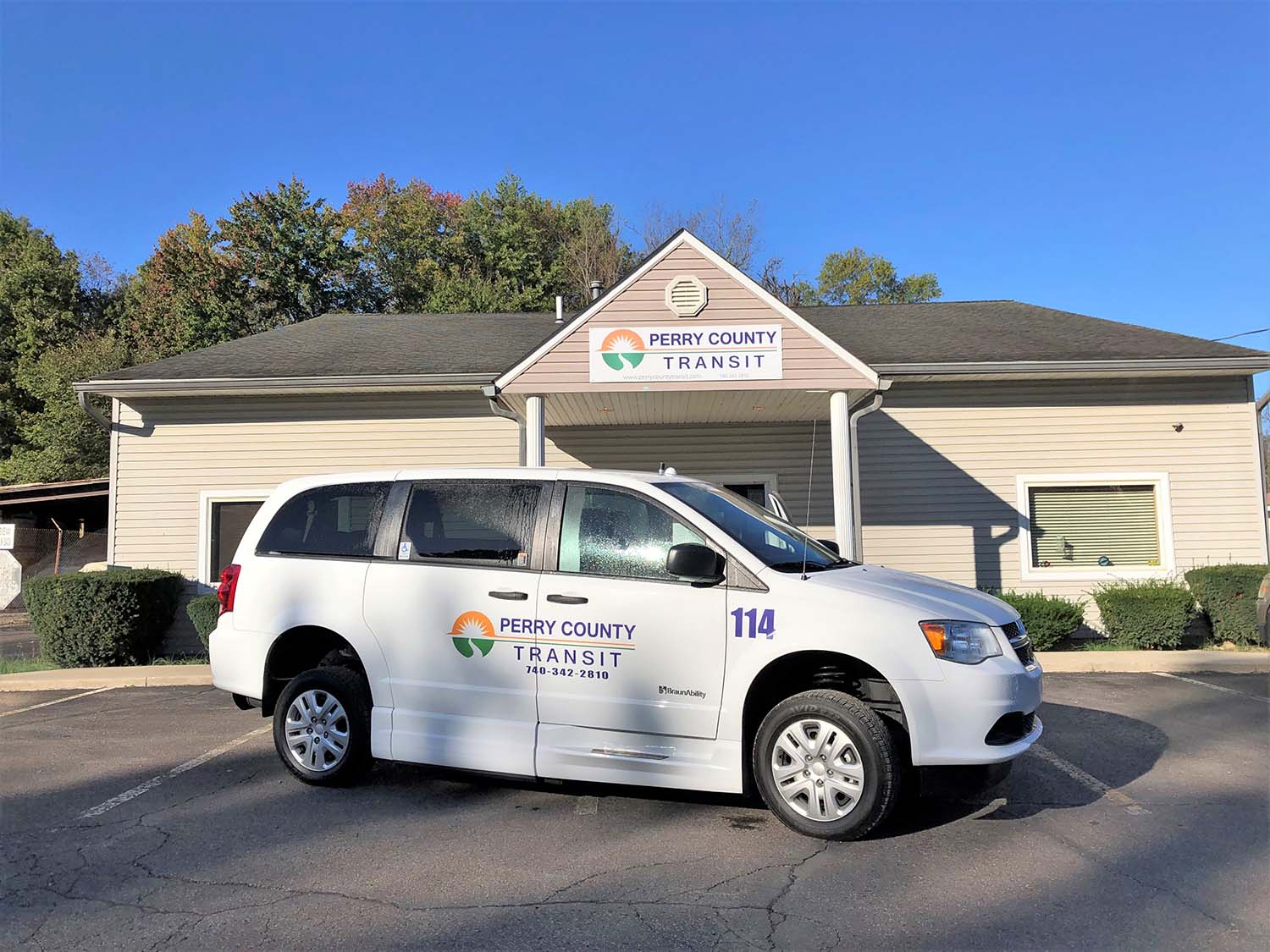 Perry County Transit White Bus