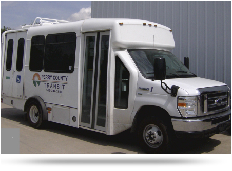 Perry County Transit White Bus